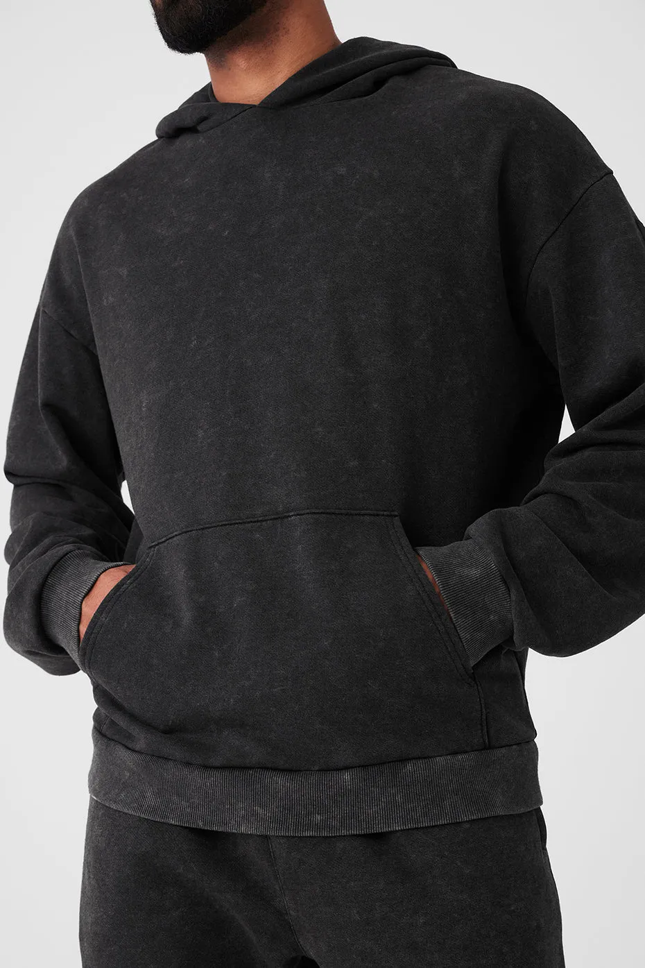 Chill Vintage Wash Hoodie - Black Wash sold by Alo Yoga product image thumbnail 4