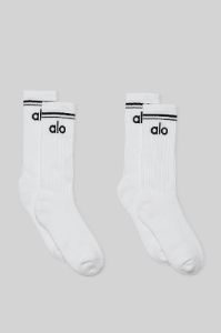 Unisex Throwback Sock (2 Pack) sold by Alo Yoga