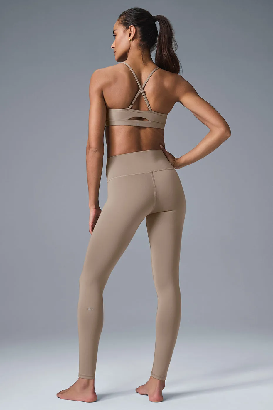 High-Waist Airlift Legging - Gravel sold by Alo Yoga product image thumbnail 3