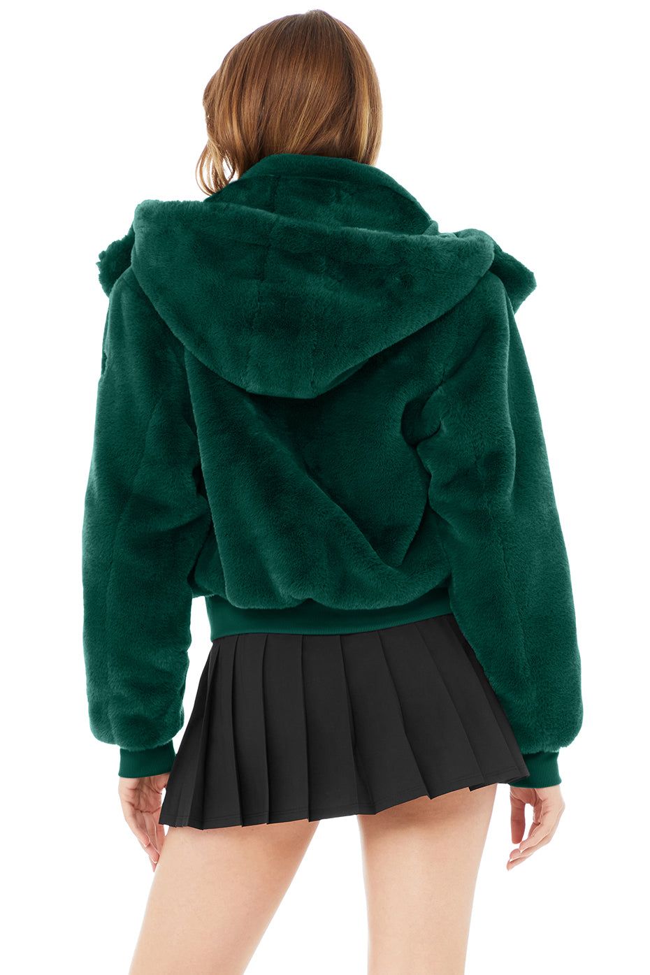 Faux Fur Foxy Jacket - Dark Emerald sold by Alo Yoga product image thumbnail 4