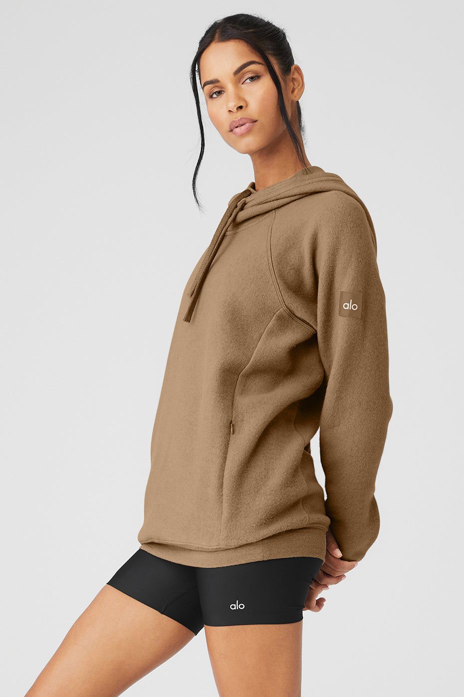 The Triumph Hoodie - Gravel sold by Alo Yoga product image thumbnail 3