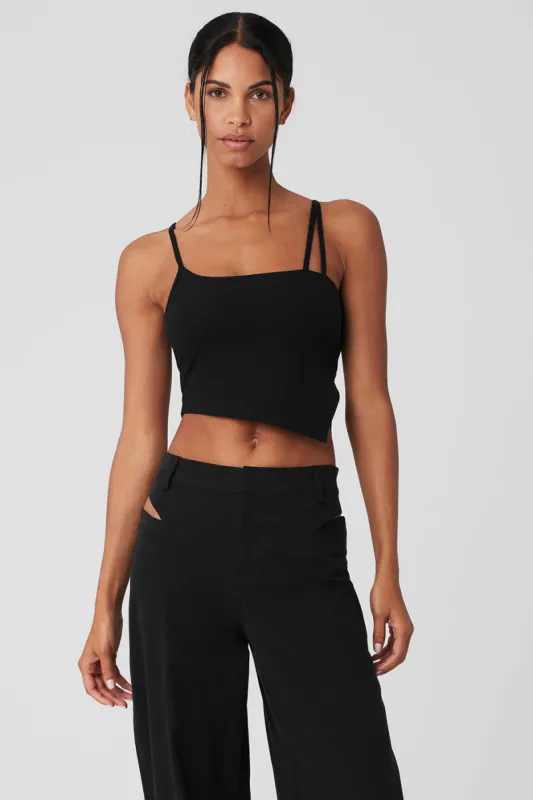 Alosoft All Night Tank - Black sold by Alo Yoga