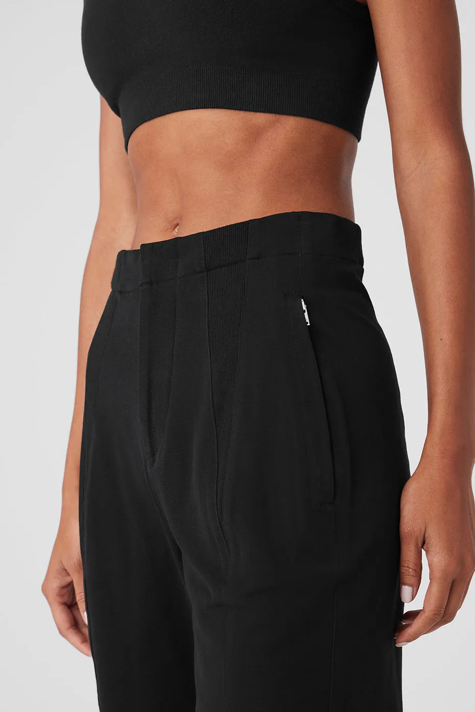 High-Waist On Point Moto Trouser - Black sold by Alo Yoga product image thumbnail 4