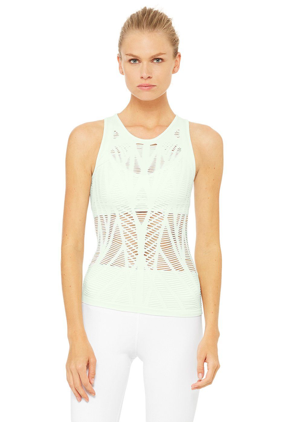 Vixen Fitted Muscle Tank - Marine sold by Alo Yoga