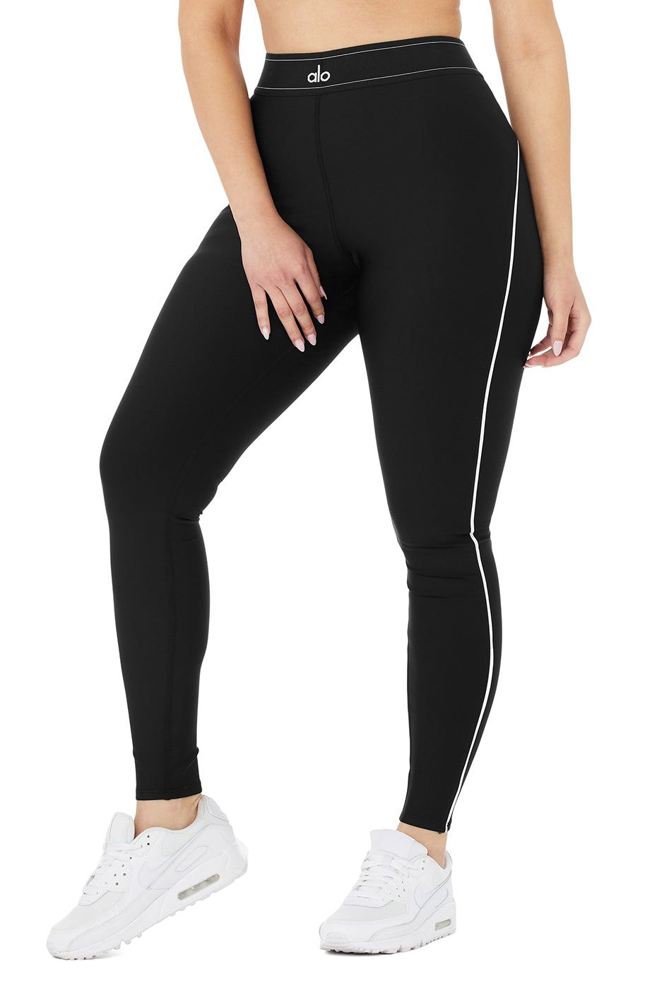 Airlift High-Waist Suit Up Legging - Black sold by Alo Yoga product image thumbnail 8