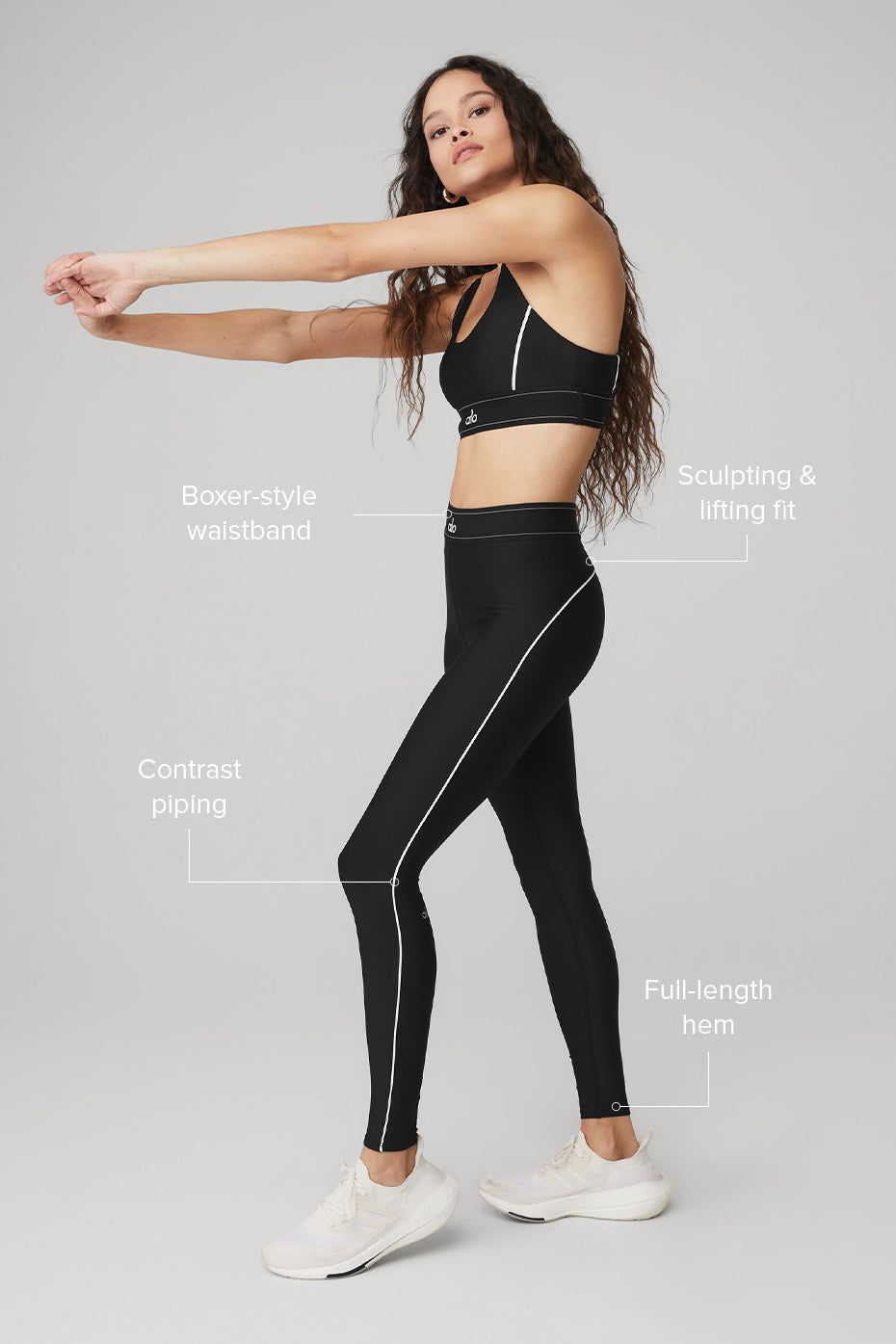 Airlift High-Waist Suit Up Legging - Black sold by Alo Yoga product image thumbnail 2
