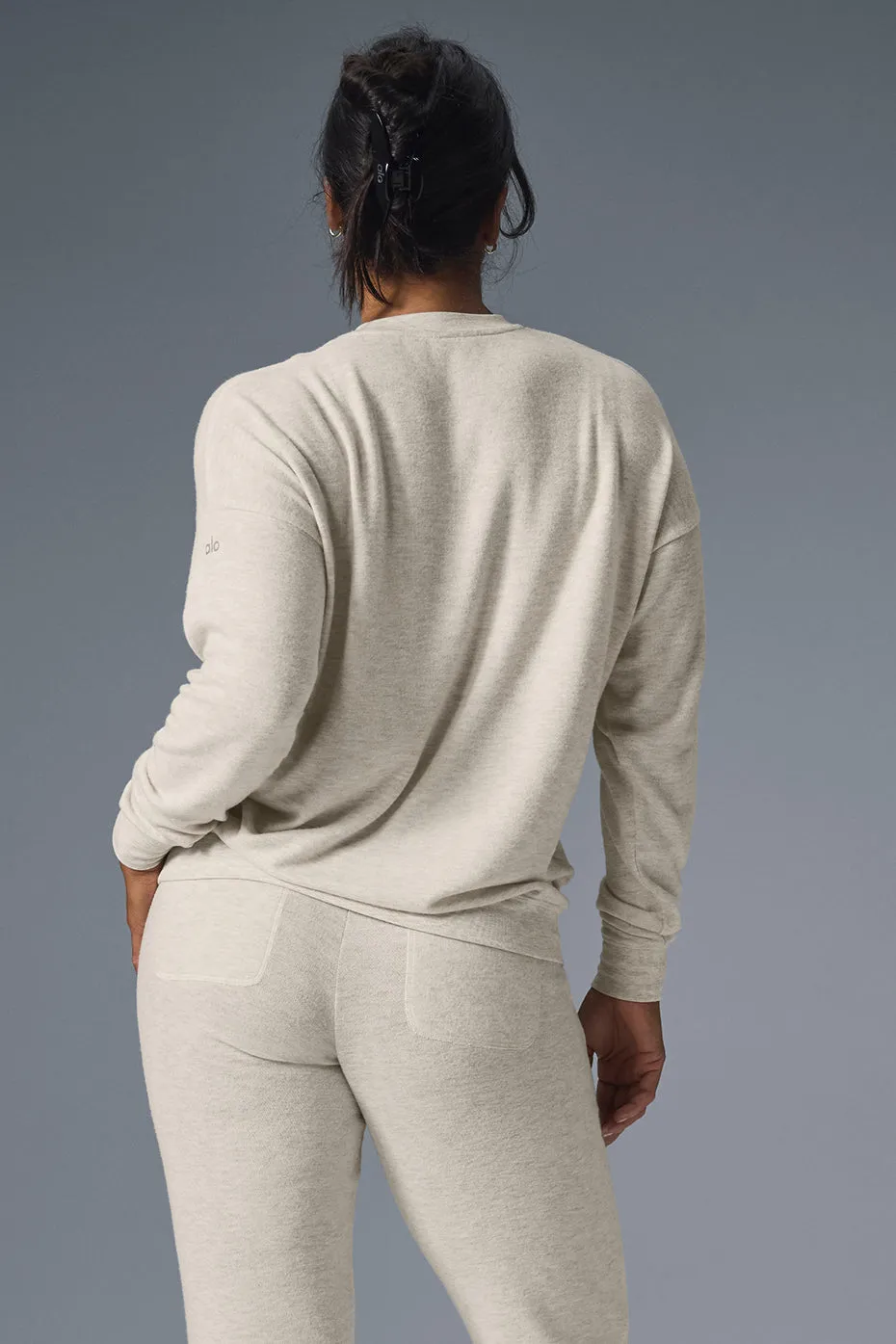 Soho Pullover - Oatmeal Heather sold by Alo Yoga product image thumbnail 2