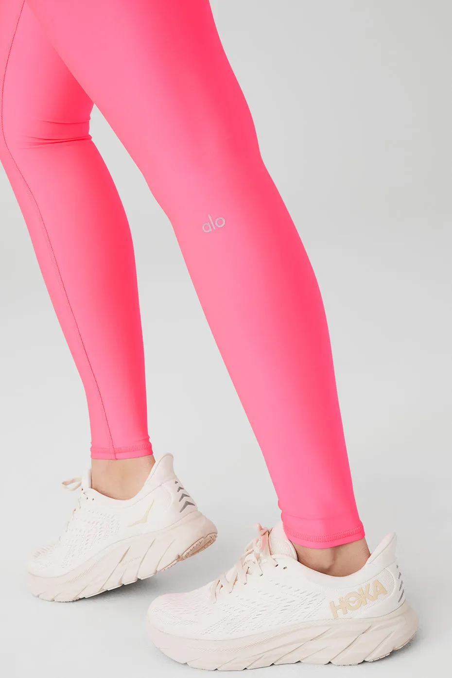 High-Waist Airlift Legging - Fluorescent Pink Coral sold by Alo Yoga product image thumbnail 5
