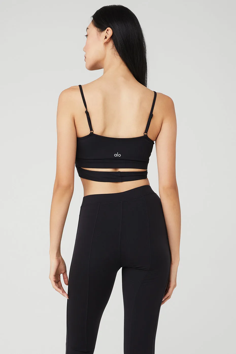 Airbrush Enso Bra - Black sold by Alo Yoga product image thumbnail 3