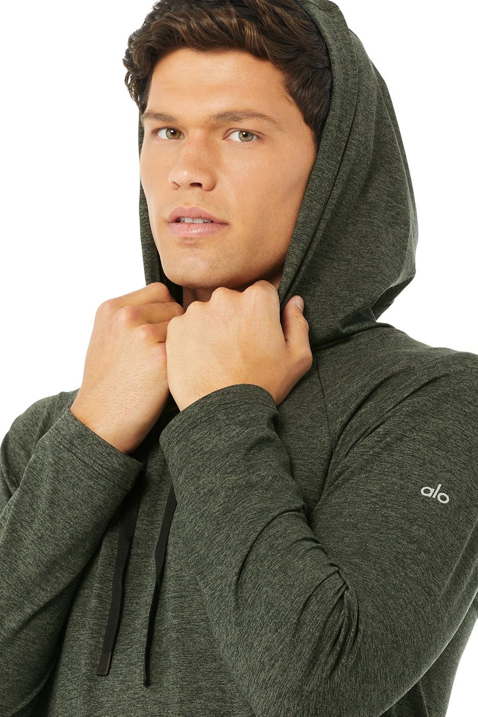 The Conquer Hoodie - Hunter Heather sold by Alo Yoga product image thumbnail 4