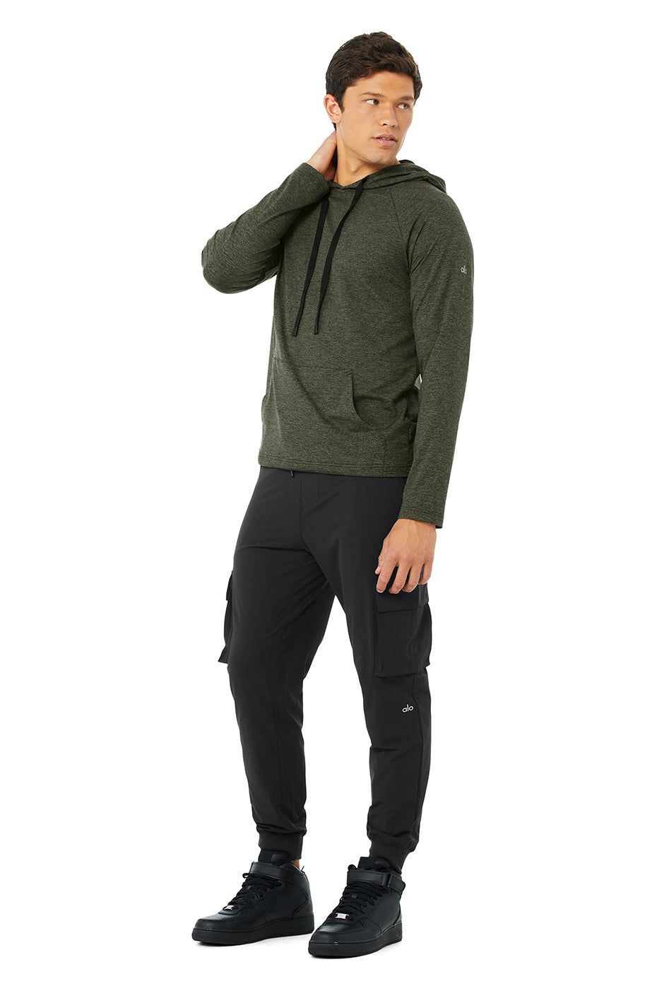 The Conquer Hoodie - Hunter Heather sold by Alo Yoga product image thumbnail 6