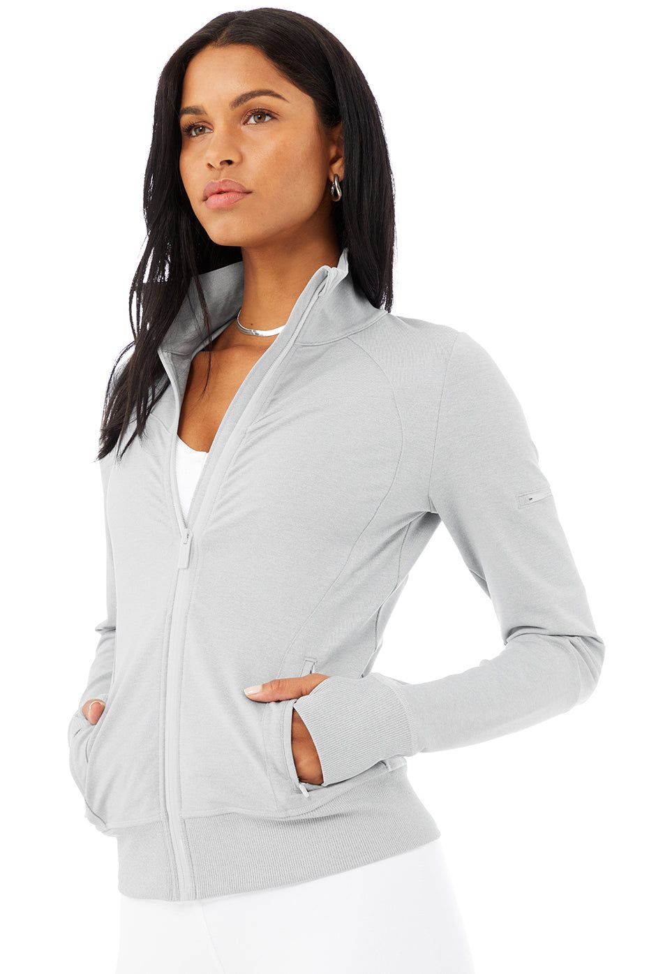 Contour Jacket - Athletic Heather Grey sold by Alo Yoga product image thumbnail 4
