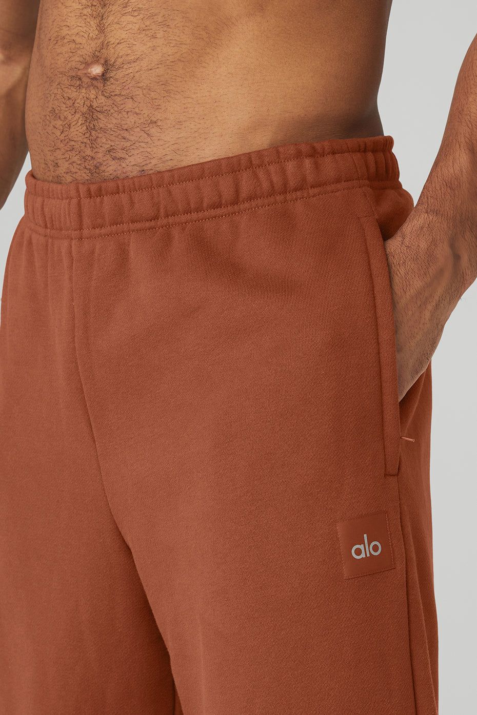 Renown Heavy Weight Sweatpant - Rust sold by Alo Yoga product image thumbnail 4