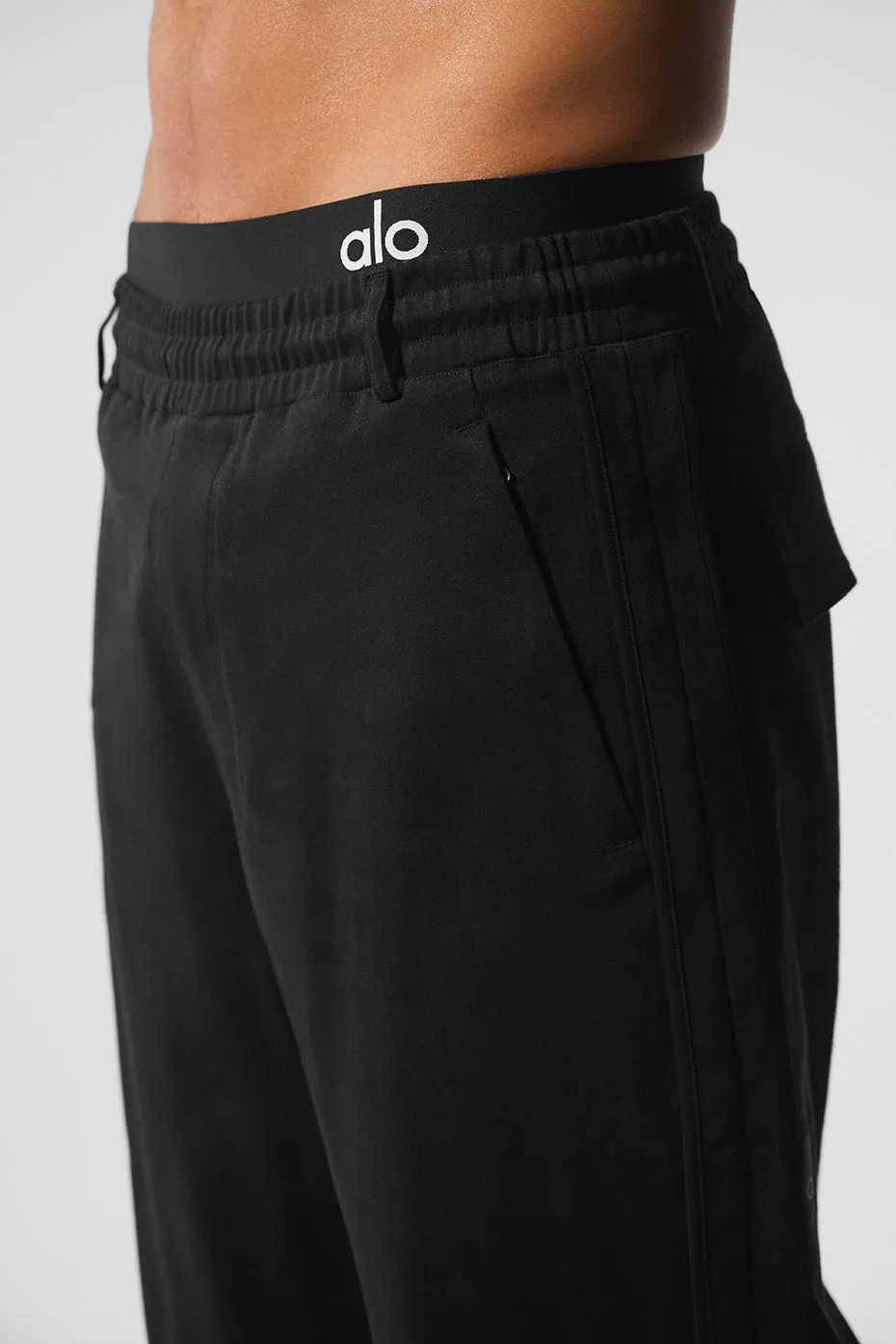 Edition Sueded Straight Leg Pant - Black sold by Alo Yoga product image thumbnail 3
