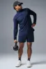 Conquer 1/4 Zip Reform Long Sleeve - Navy sold by Alo Yoga