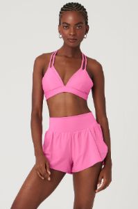 Airlift Layer Up Bra - Paradise Pink sold by Alo Yoga