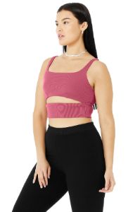 Slit Bra - Raspberry Sorbet sold by Alo Yoga