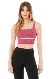 Slit Bra - Raspberry Sorbet sold by Alo Yoga