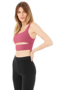 Slit Bra - Raspberry Sorbet sold by Alo Yoga