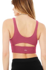 Slit Bra - Raspberry Sorbet sold by Alo Yoga