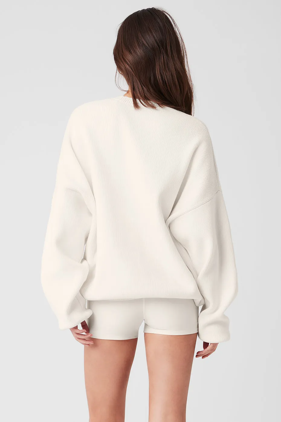 Scholar Crew Neck Sweater - Ivory sold by Alo Yoga product image thumbnail 2