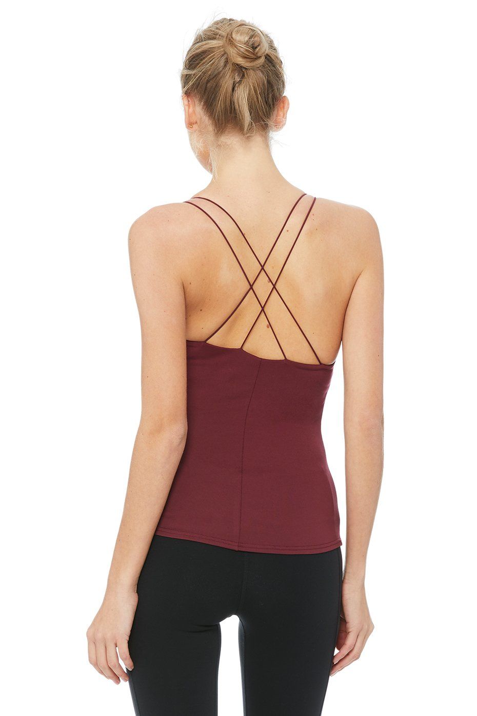 Link Bra Tank - Black Cherry sold by Alo Yoga product image thumbnail 2