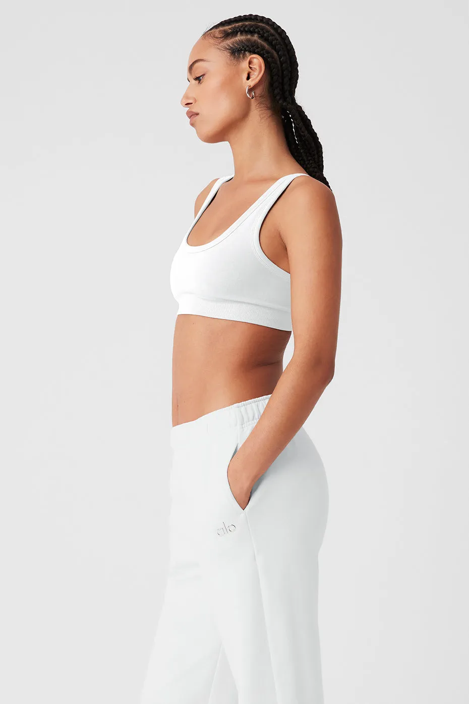 Seamless Chosen Bra - White sold by Alo Yoga product image thumbnail 3