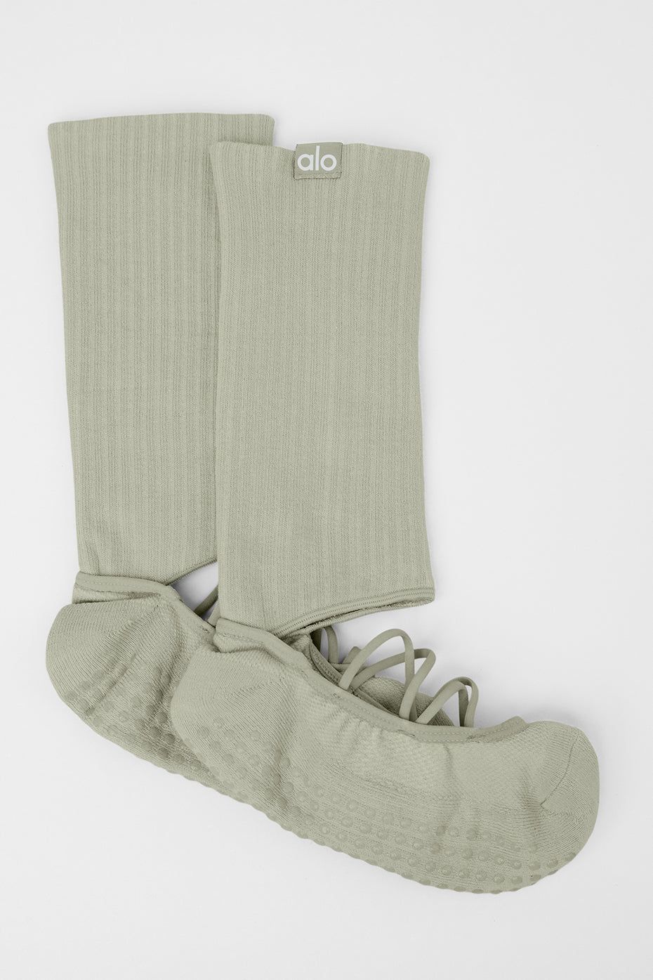 Women's Strappy Siren Grip Sock - Limestone sold by Alo Yoga product image thumbnail 2