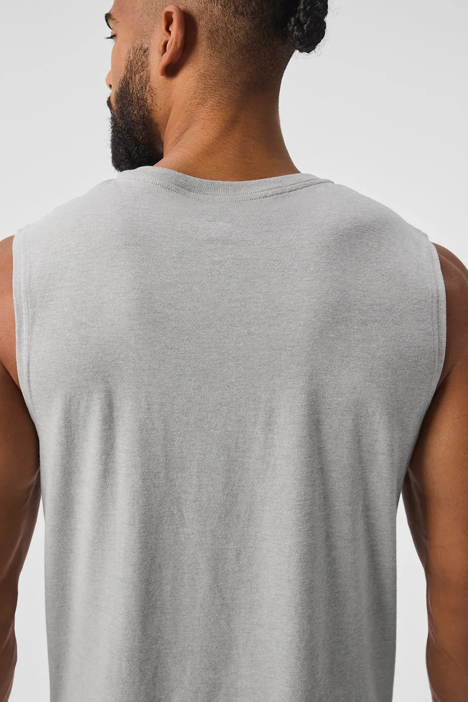 The Triumph Muscle Tank - Athletic Heather Grey sold by Alo Yoga product image thumbnail 4