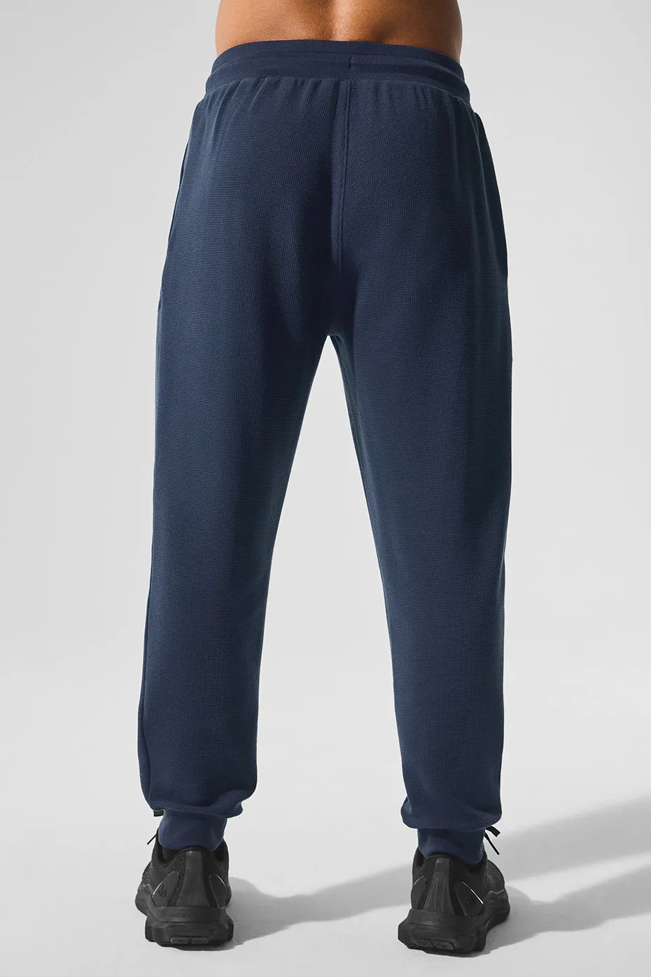 Micro Waffle Fast Break Jogger - Navy sold by Alo Yoga product image thumbnail 3