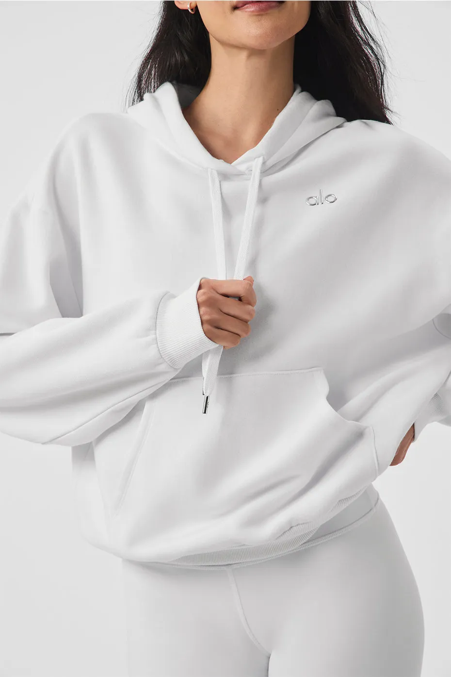 Accolade Hoodie - White sold by Alo Yoga product image thumbnail 3