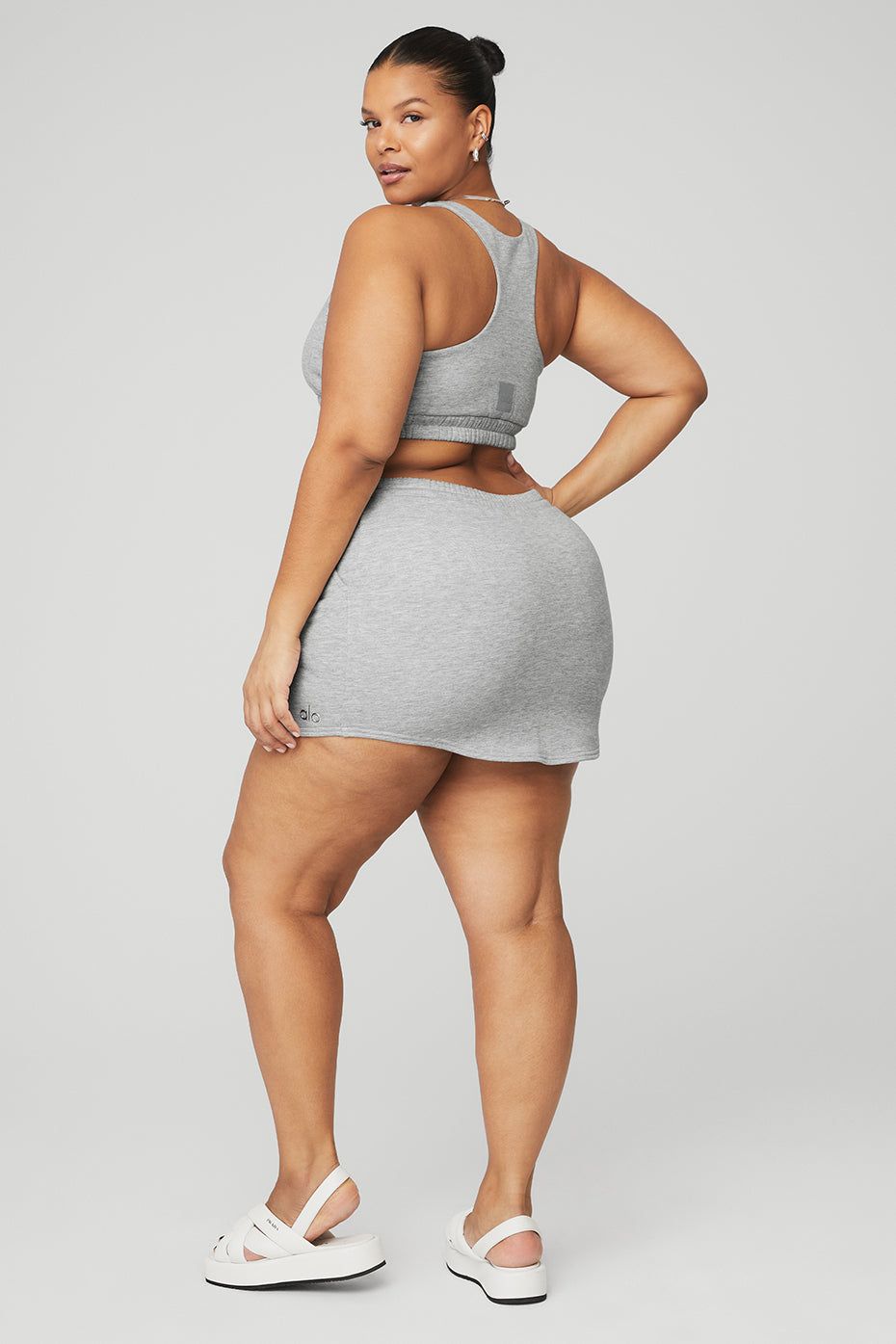 Scoop Neck Sweatshirt Bra & High-Waist Accolade Skirt sold by Alo Yoga product image thumbnail 14