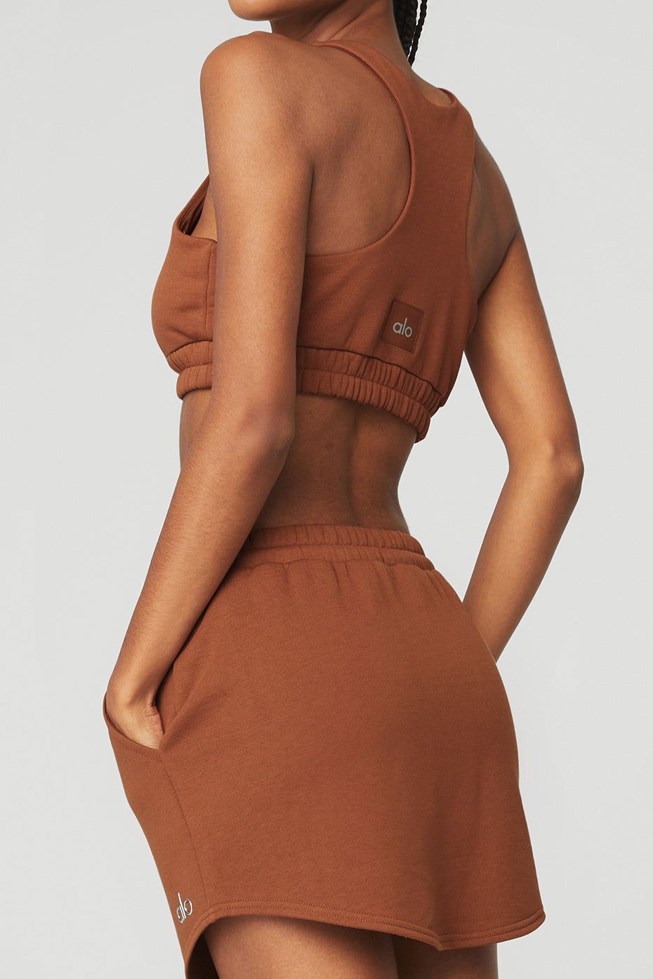 Scoop Neck Sweatshirt Bra & High-Waist Accolade Skirt sold by Alo Yoga product image thumbnail 6