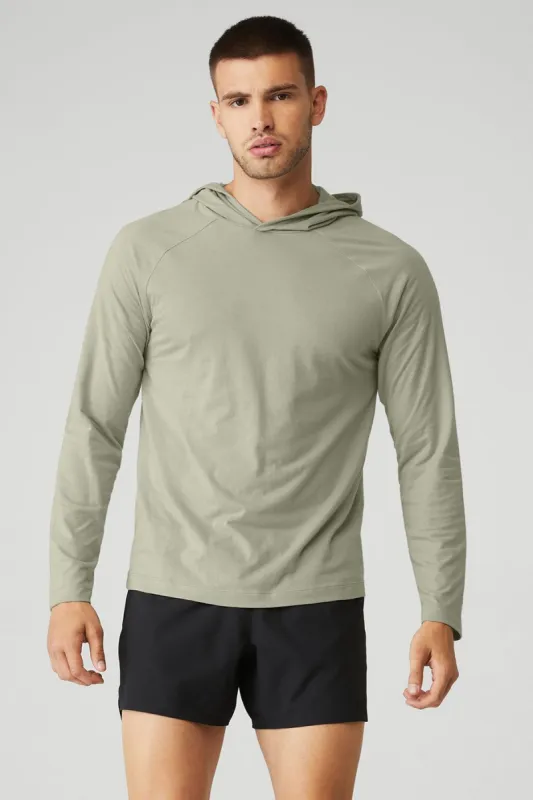 Core Hooded Runner - Limestone sold by Alo Yoga