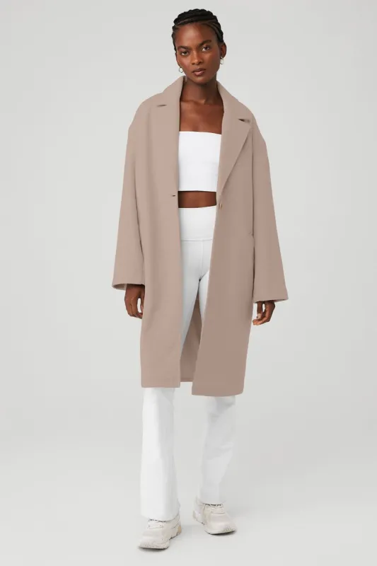 VIP Blazer Trench - Taupe made by Alo Yoga