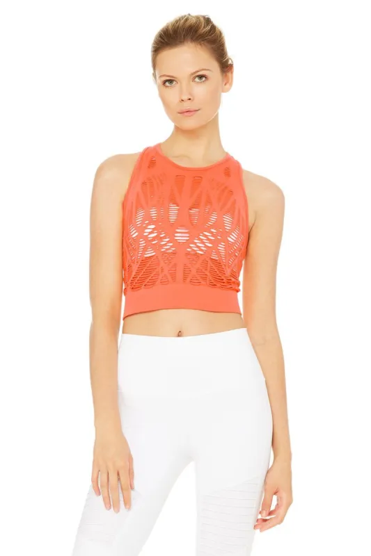Vixen Fitted Crop Tank - Starburst sold by Alo Yoga