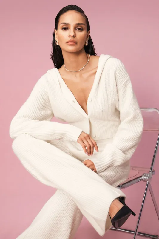 Cashmere Ma Cherie Cardigan - Ivory sold by Alo Yoga