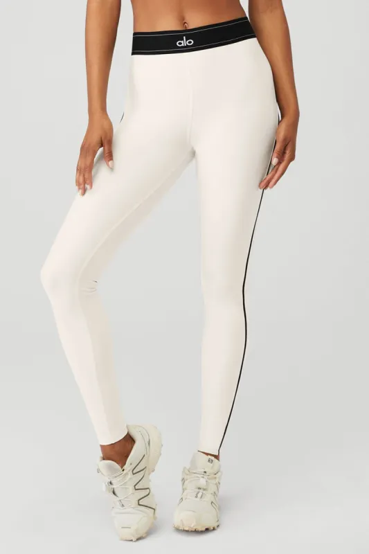 Airlift High-Waist Suit Up Legging - Ivory sold by Alo Yoga