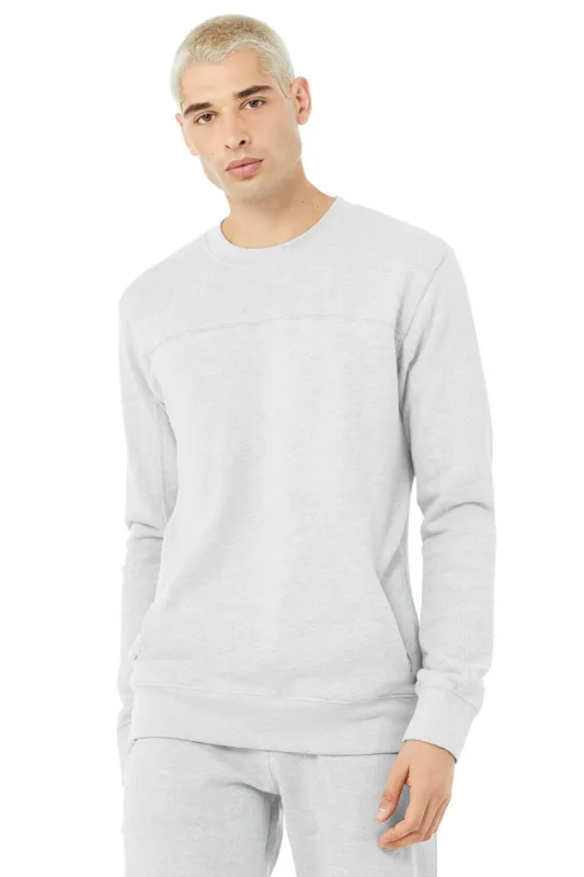 Base Sweatshirt - Athletic Heather Grey sold by Alo Yoga