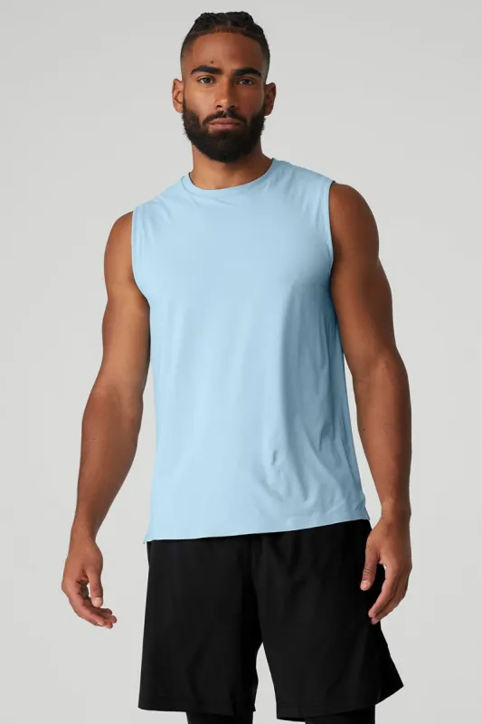 Idol Performance Tank - Calm Blue sold by Alo Yoga