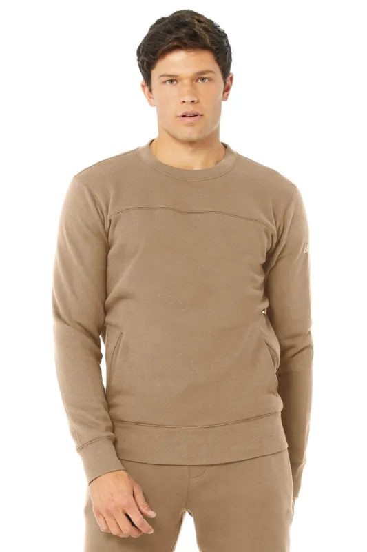 Base Sweatshirt - Gravel sold by Alo Yoga