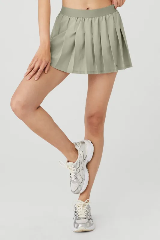 Varsity Tennis Skirt - Limestone sold by Alo Yoga