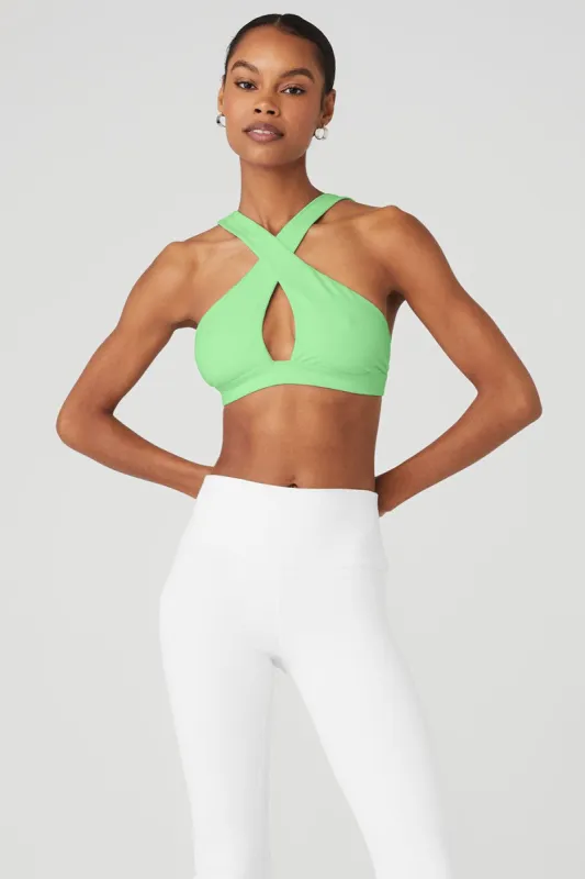 Airbrush Destination Bra - Ultramint sold by Alo Yoga