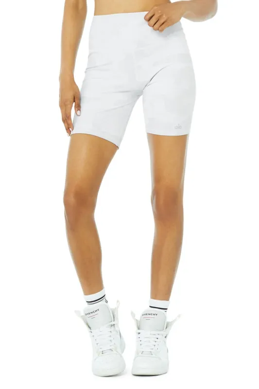 7" High-Waist Vapor Short - White Camouflage sold by Alo Yoga
