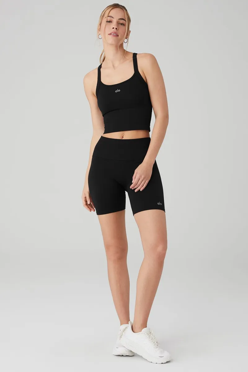Seamless Ribbed Favorite Bra Tank & 5