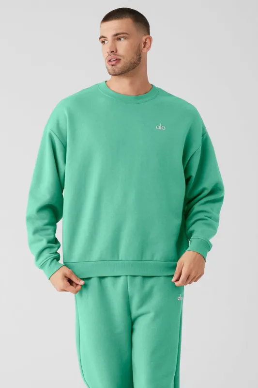Accolade Crew Neck Pullover - Lettuce sold by Alo Yoga