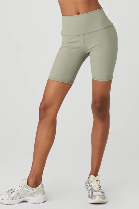 7" High-Waist Biker Short - Limestone sold by Alo Yoga