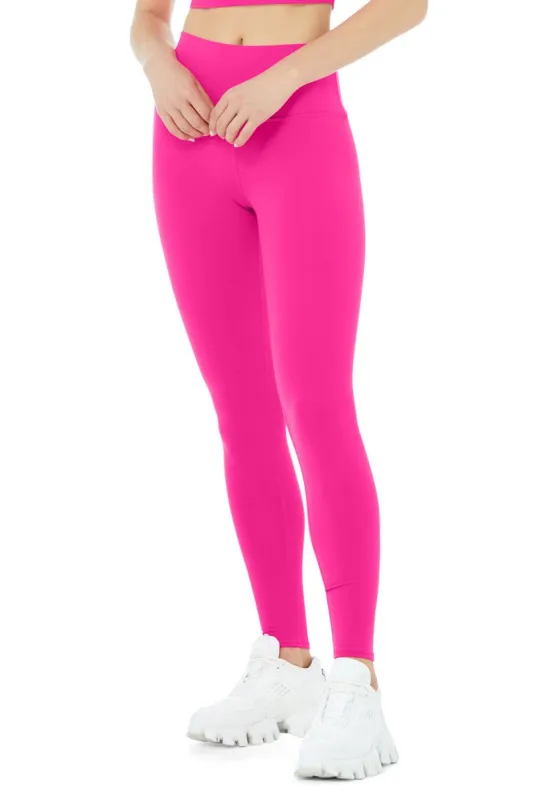 High-Waist Airbrush Legging - Neon Pink sold by Alo Yoga