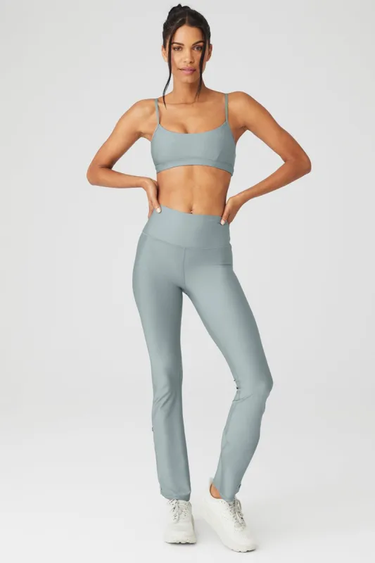 Airlift Intrigue Bra & Airlift High-Waist 7/8 Game Changer Legging Set - Cosmic Grey sold by Alo Yoga