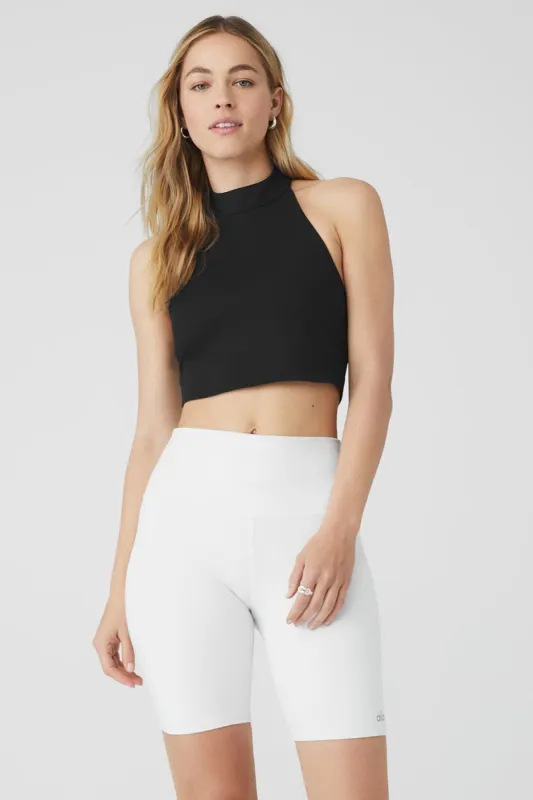 Airbrush Millennial Bra Tank - Black sold by Alo Yoga